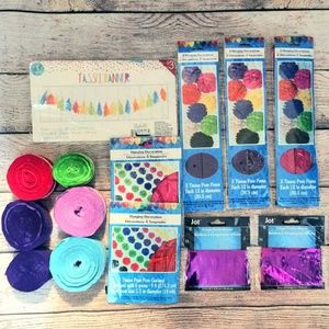 Party Supplies Birthday Party Streamers Decorations Bundle